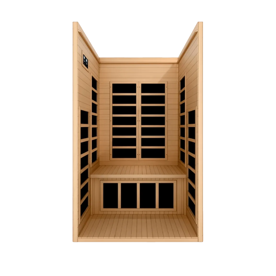 Gracia 1-2 Person Low EMF FAR Infrared Sauna - Canadian Hemlock