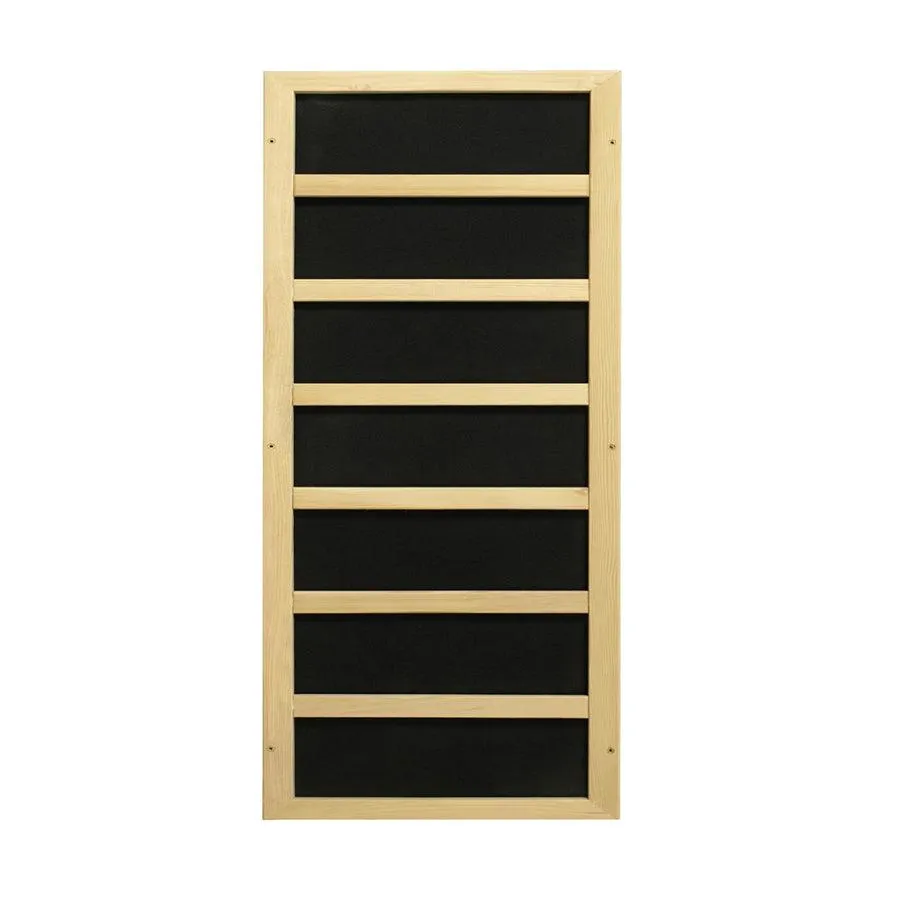 Gracia 1-2 Person Low EMF FAR Infrared Sauna - Canadian Hemlock