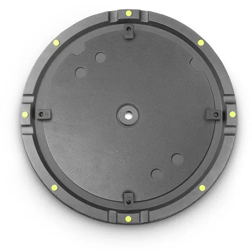 Gravity GR-GWB123SET1B Round Cast Iron Base and Weight Plate Set for M20 Poles