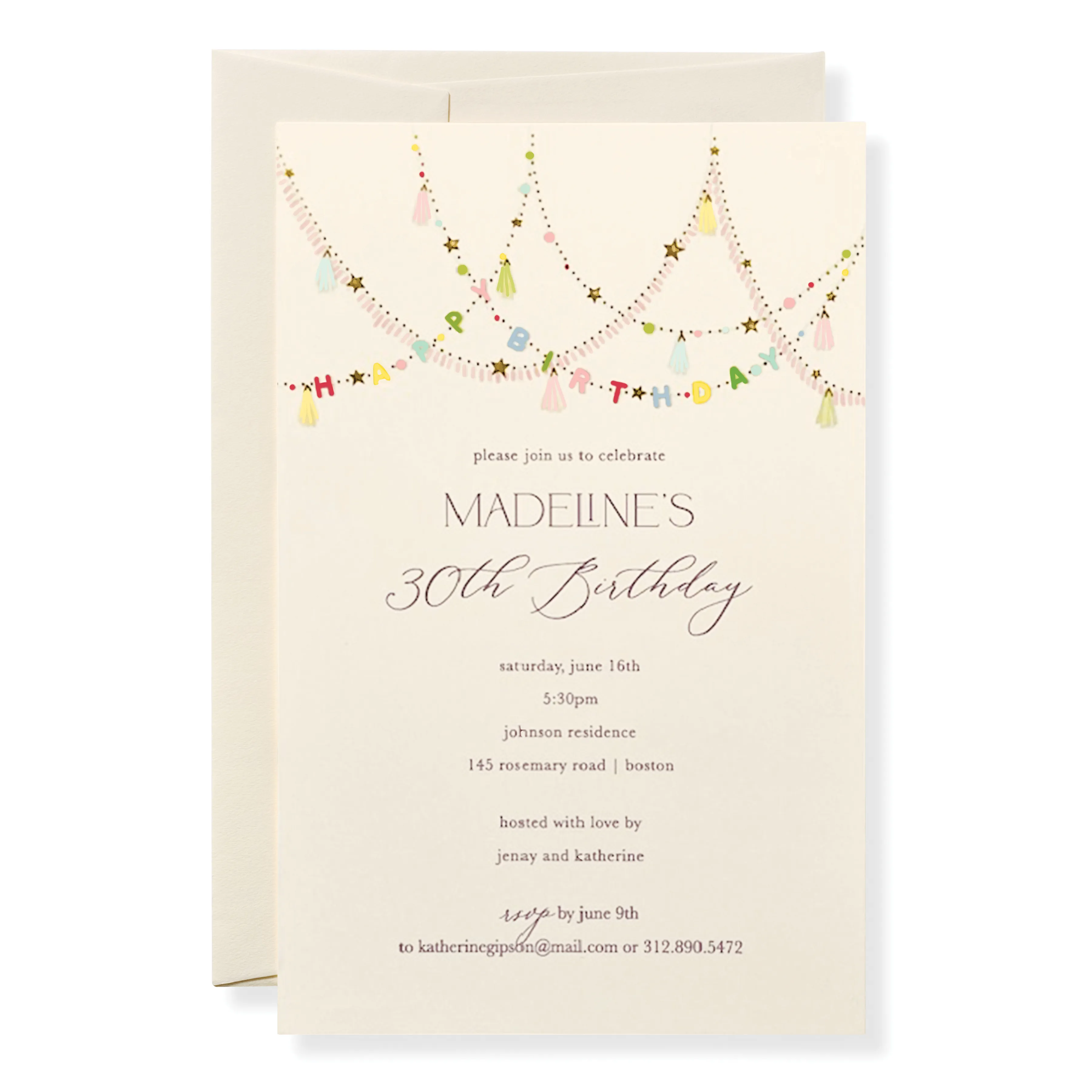 Happy Birthday Invitation