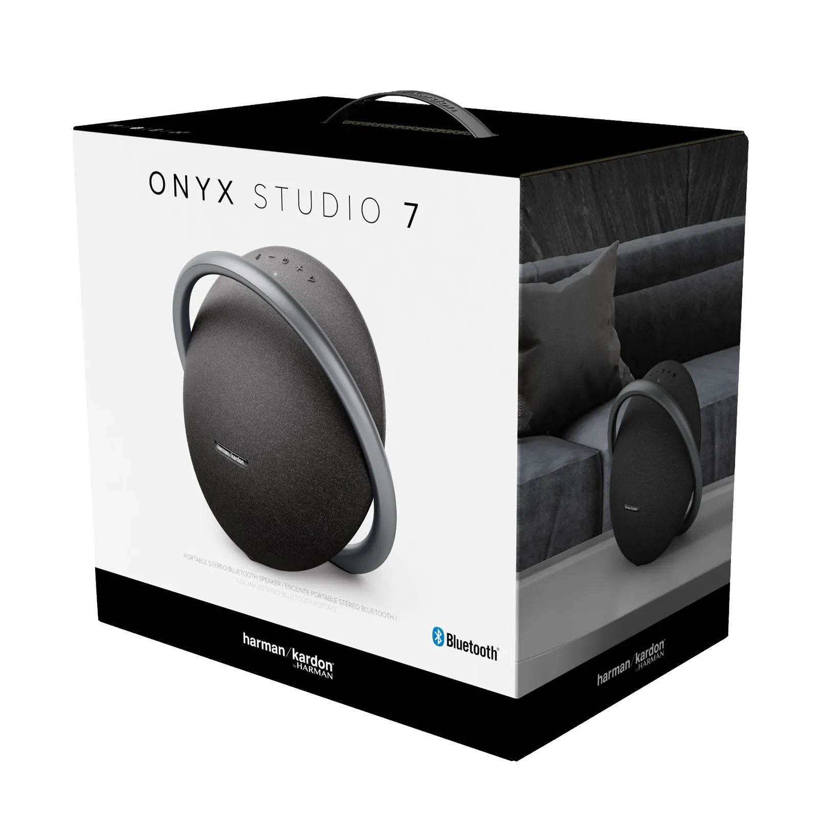 Harman Kardon Onyx Studio 7 Portable Stereo Bluetooth Speaker - Black