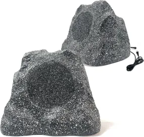 Herdio 6.5" Bluetooth Waterproof Outdoor Rock Speakers 400 Watts (1 Pair)