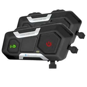 HEROBIKER Motorcycle Intercom Helmet Headset Helmet Waterproof Speaker Interphone Moto Headset Wireless Intercomunicador 1200M