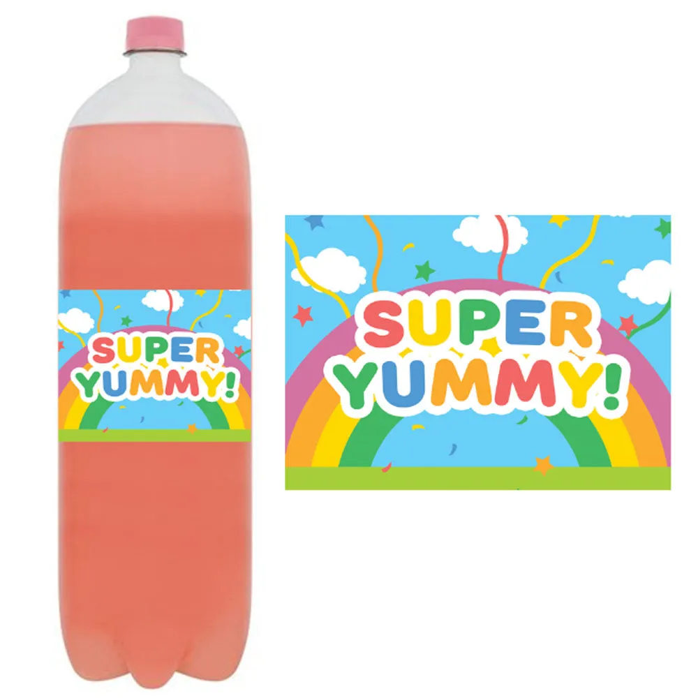 Hey Doggy Drinks Bottle Labels - Sheet of 4