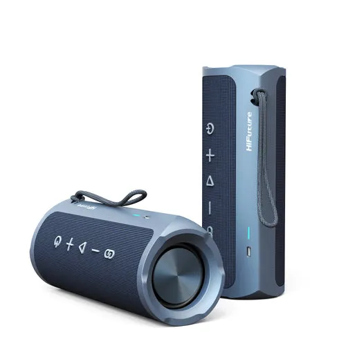 HiFuture Ripple Outdoor Bluetooth Speaker Blue - Portable Audio