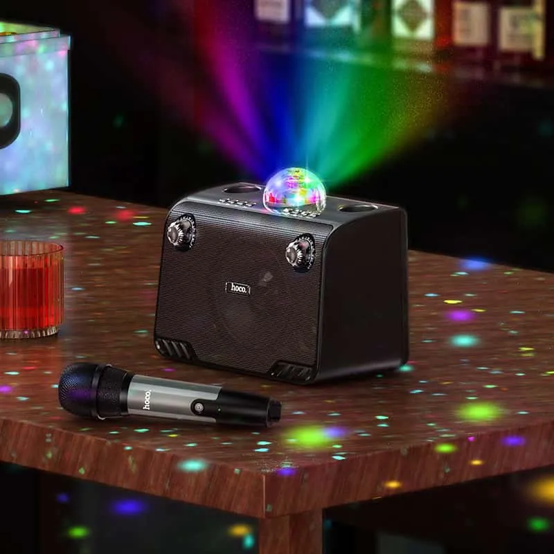 Hoco BS41 Plus Double Mic Karaoke Wireless BT Speaker-3N8O
