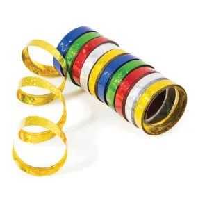 Holographic Serpentine Multicolor Streamers
