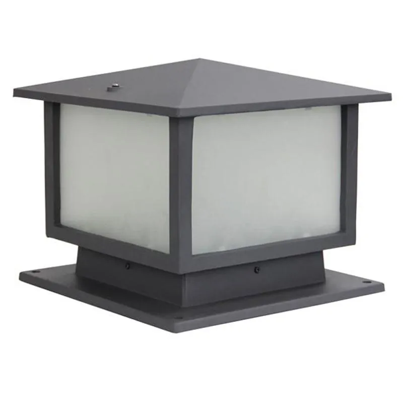 Hut Pillar Mount Light in Black or Graphite