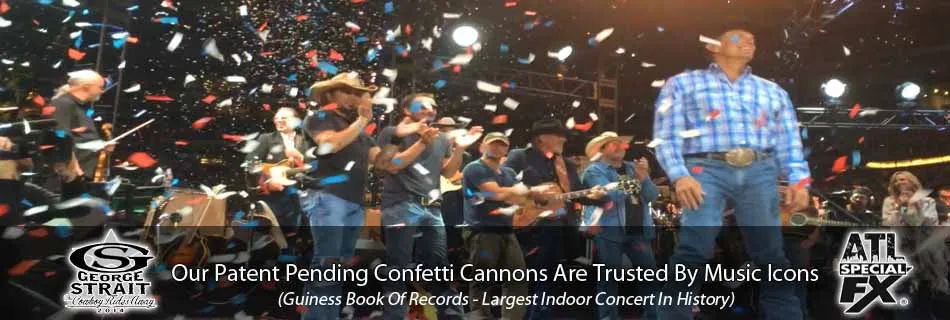 Ideal Confetti Cannon Continuous Flow (Patented Technology)