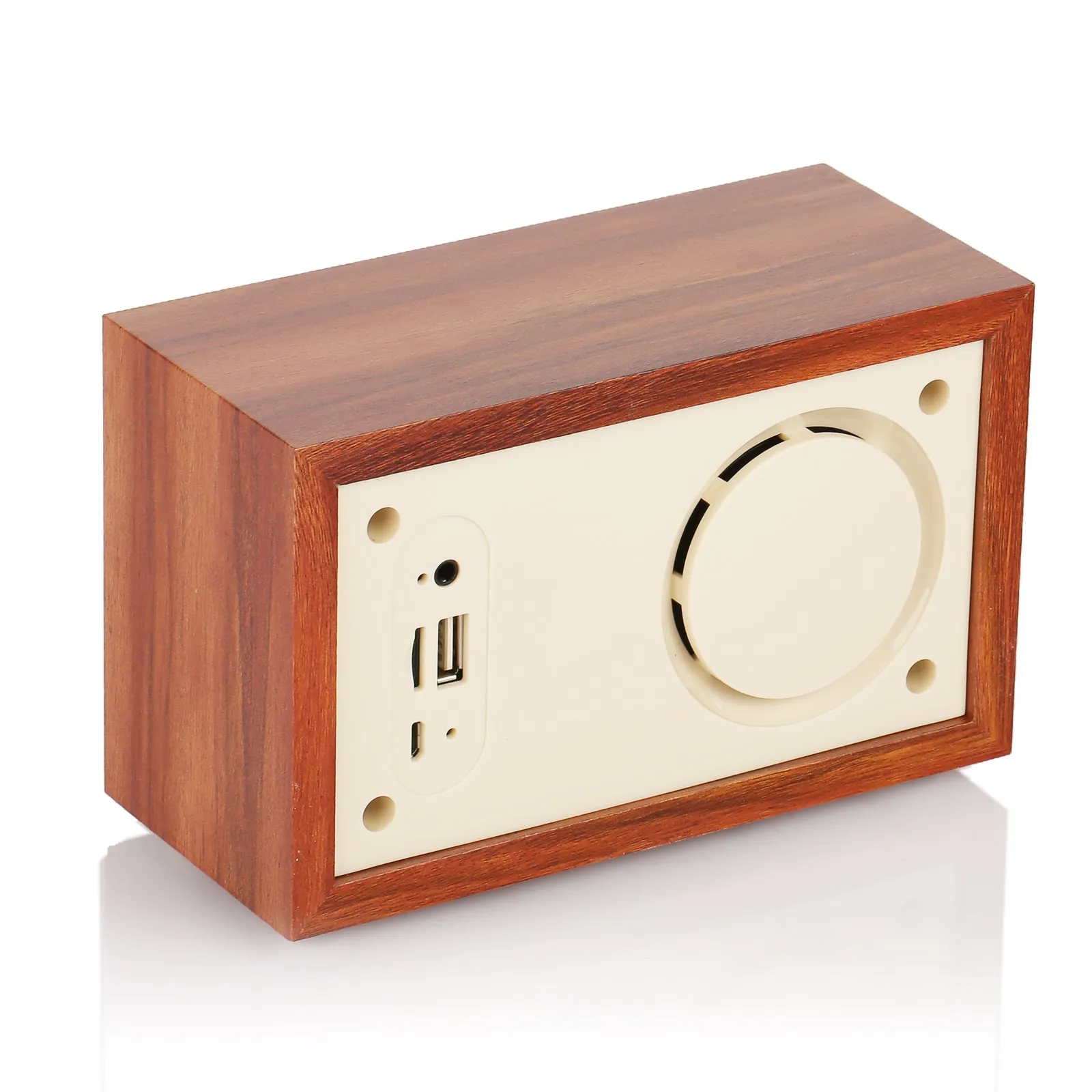InstaBox i50 Wooden FM Clock Radio & Bluetooth Speaker [DISCONTINUED]