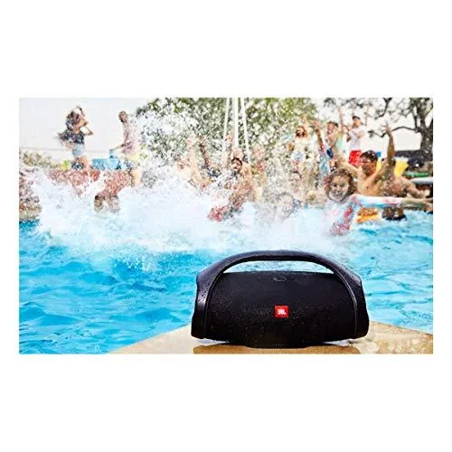 JBL Boombox 2 Waterproof Portable Bluetooth Speaker with Long Lasting Battery - Black (Renewed)