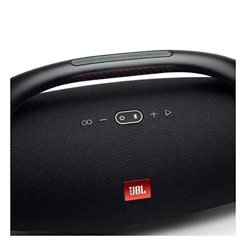 JBL Boombox 2 Waterproof Portable Bluetooth Speaker with Long Lasting Battery - Black (Renewed)