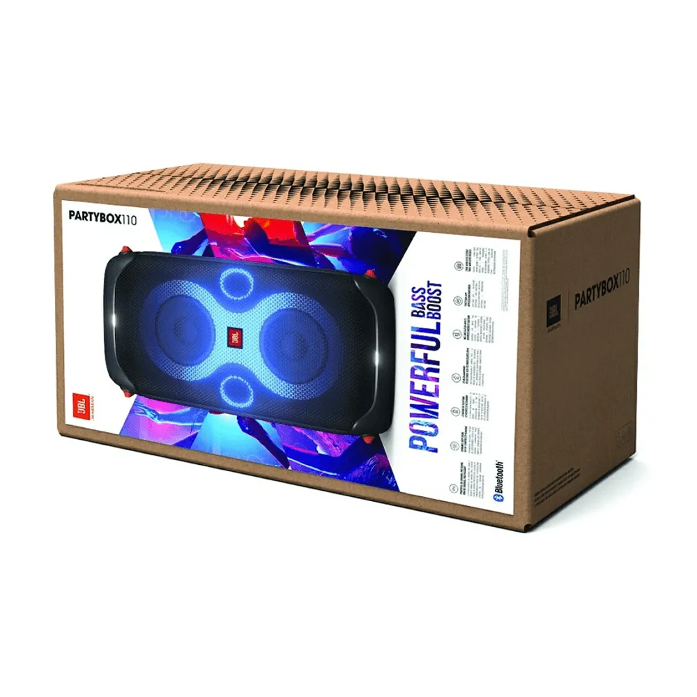 JBL Partybox 110 Portable Bluetooth Speaker - Black