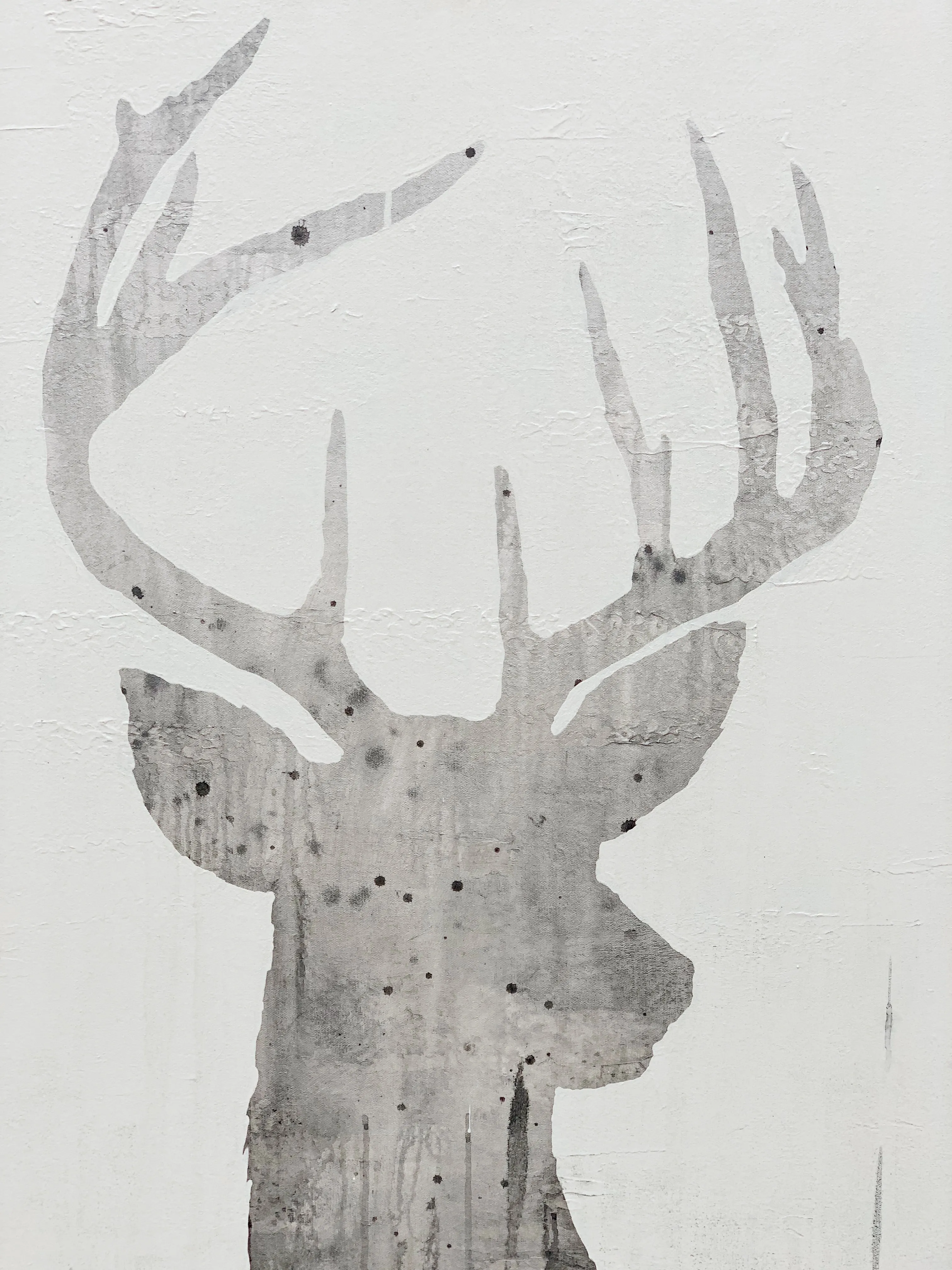 Jonathan Peter “Antlers” Mixed Media