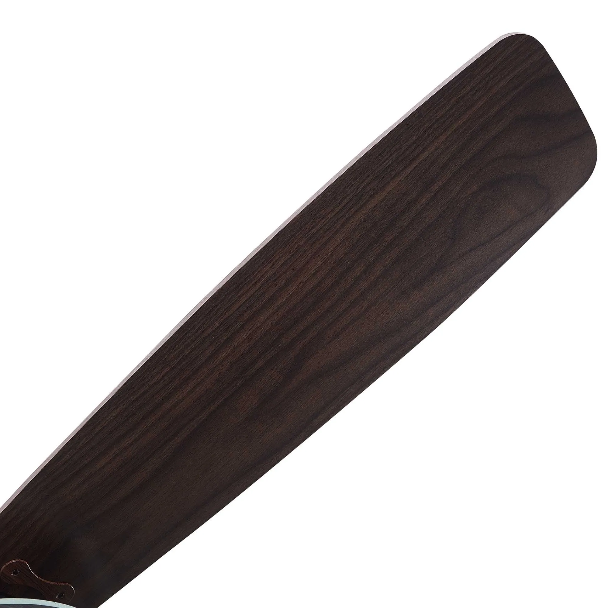 JOURNEY 52 inch 5-Blade Smart Ceiling Fan with LED Light Kit & Remote - Black/Dark Wood Grain