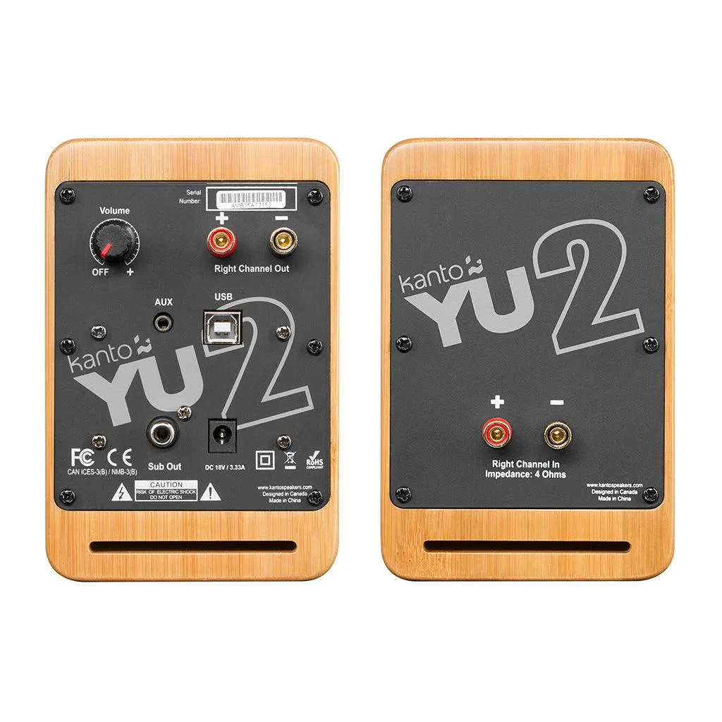 Kanto YU2 Powered Bookshelf Speakers