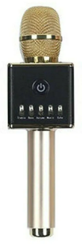 KaraoKing Wireless Karaoke Microphone W/48 LED Lights H8