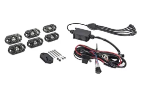 KC HiLiTES® C-Series RGB Multi-Color Multi-Use LED 6-Light System - 5W Flood Beam