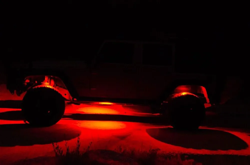 KC HiLiTES® C-Series RGB Multi-Color Multi-Use LED 6-Light System - 5W Flood Beam