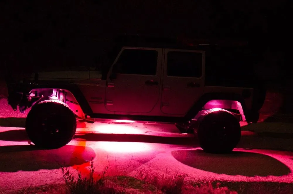 KC HiLiTES® C-Series RGB Multi-Color Multi-Use LED 6-Light System - 5W Flood Beam