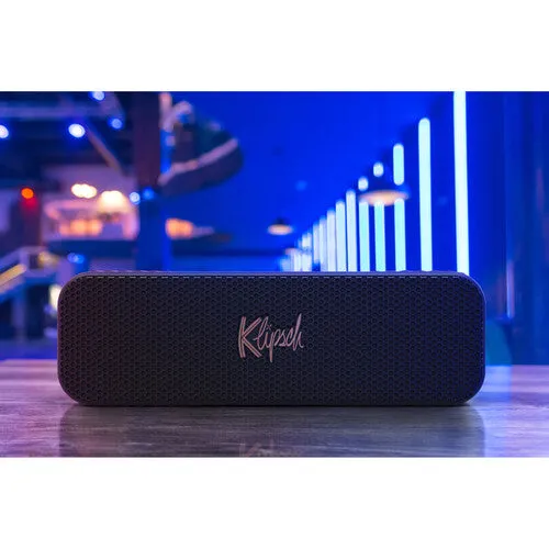 Klipsch Detroit 18W USB-C Portable Bluetooth Speaker Waterproof Wireless Built-In Microphone