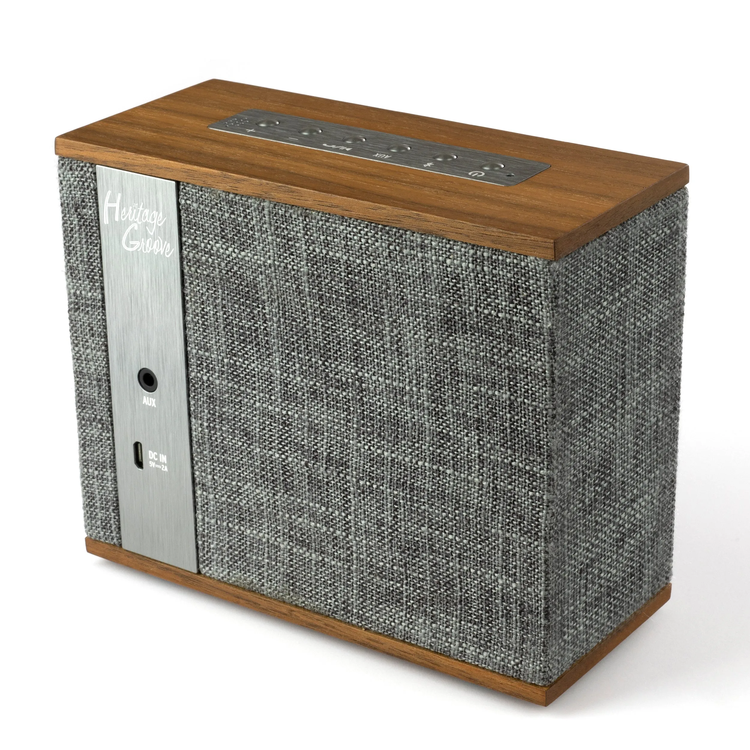 Klipsch Heritage Groove Portable Bluetooth Speaker In Walnut