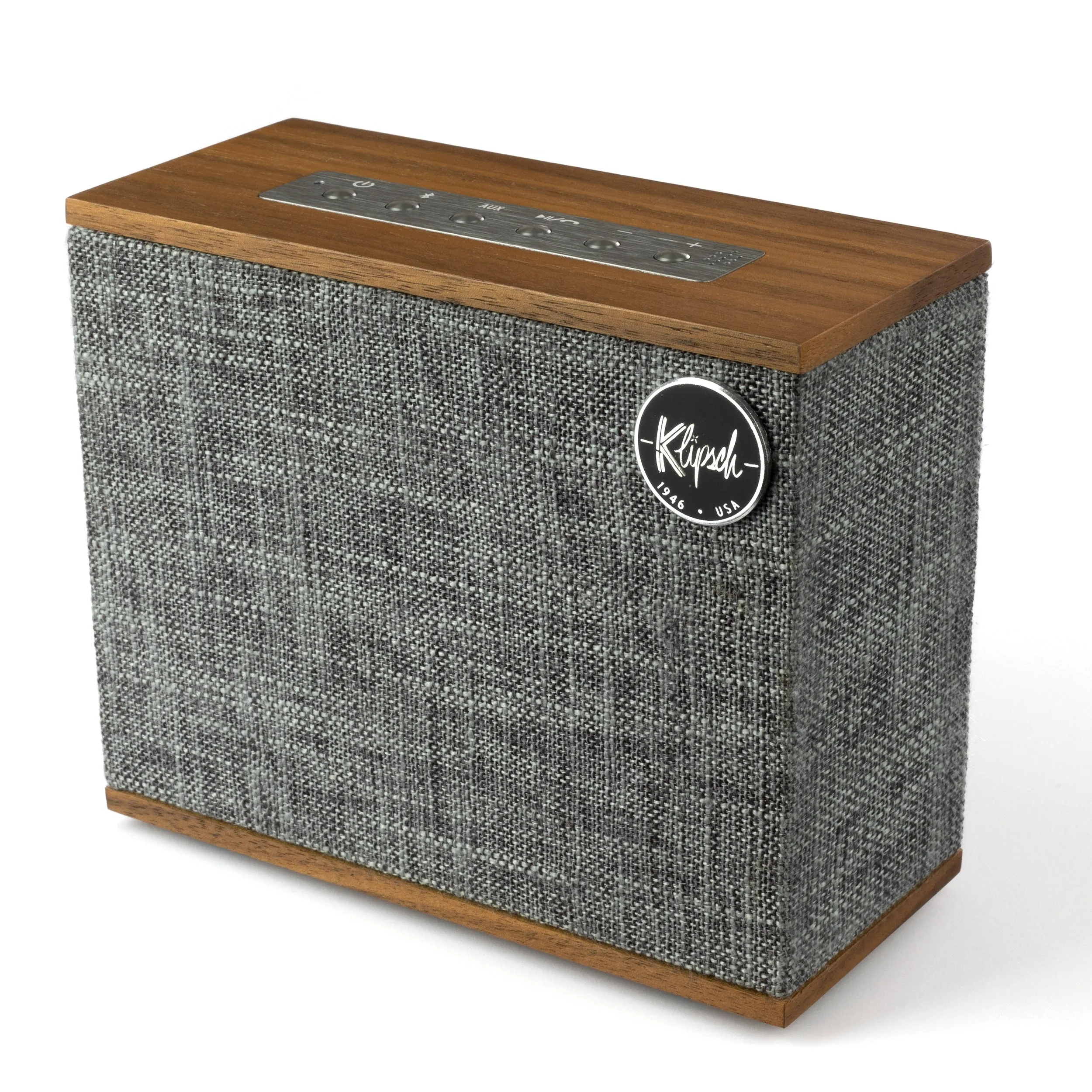 Klipsch Heritage Groove Portable Bluetooth Speaker In Walnut