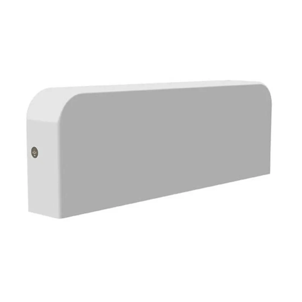 Kuk Series Outdoor LED Wall Light S/M in Dark Grey or Matt White Rectangle 10W CLA Lighting - PL-KUK1, PL-KUK2