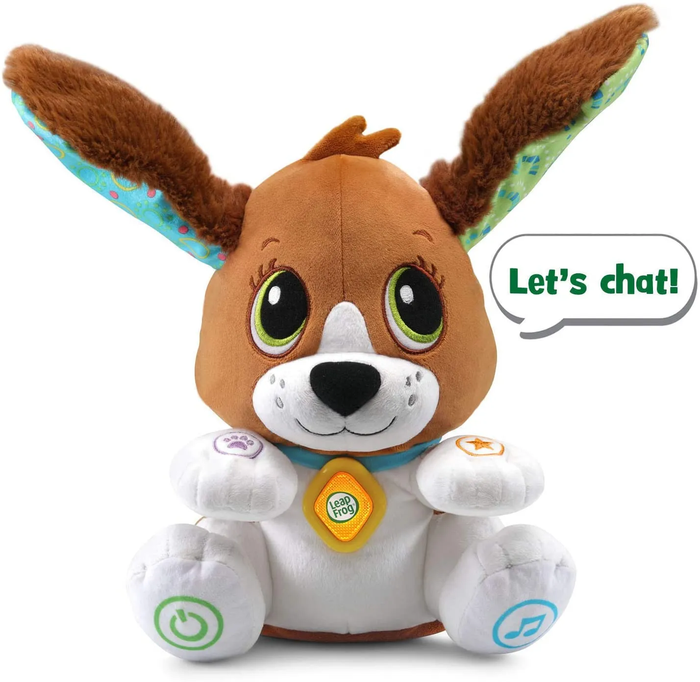 LeapFrog Speak and Learn Puppy - Baby Plush Toy With Sound and Lights