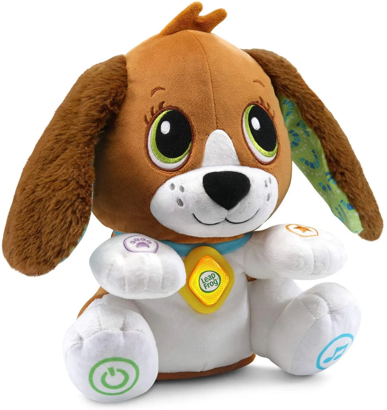 LeapFrog Speak and Learn Puppy - Baby Plush Toy With Sound and Lights