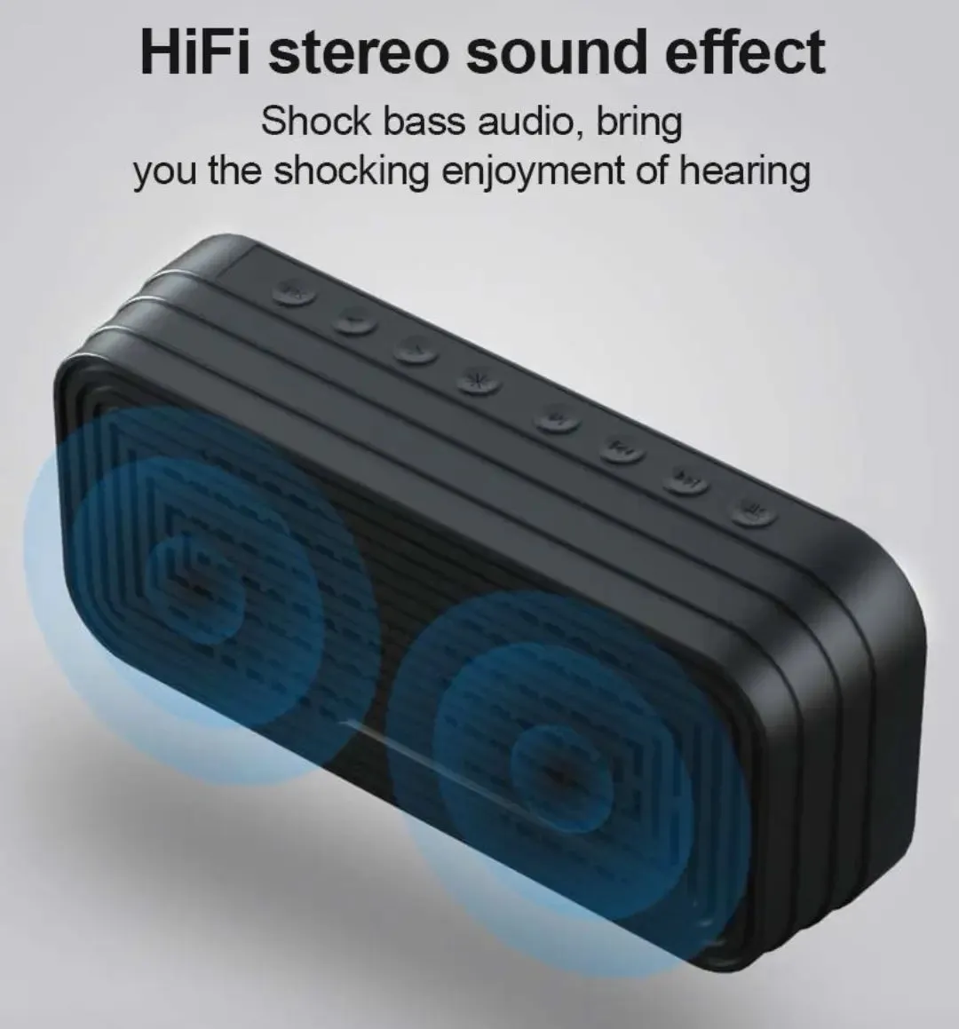 LED Display Alarm Clock Wireless Bluetooth Speakers -LED Alarm Clock with Bluetooth Speaker