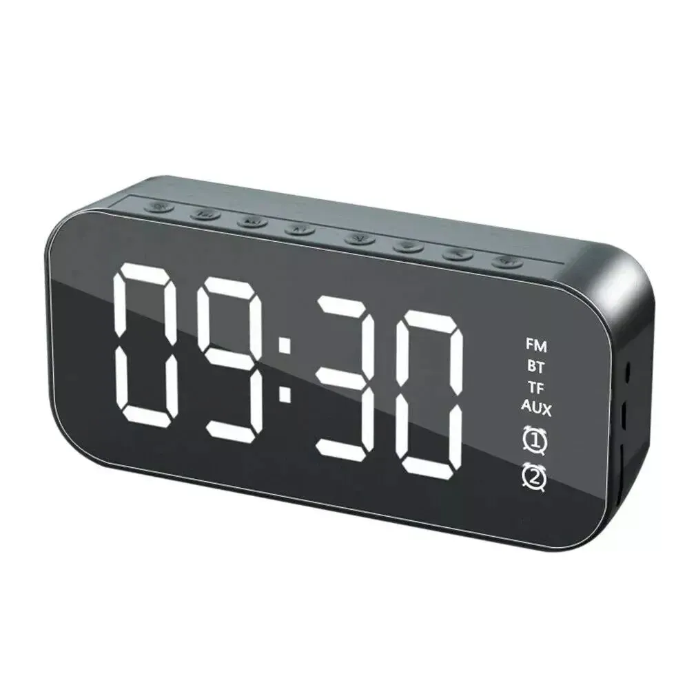 LED Display Alarm Clock Wireless Bluetooth Speakers -LED Alarm Clock with Bluetooth Speaker