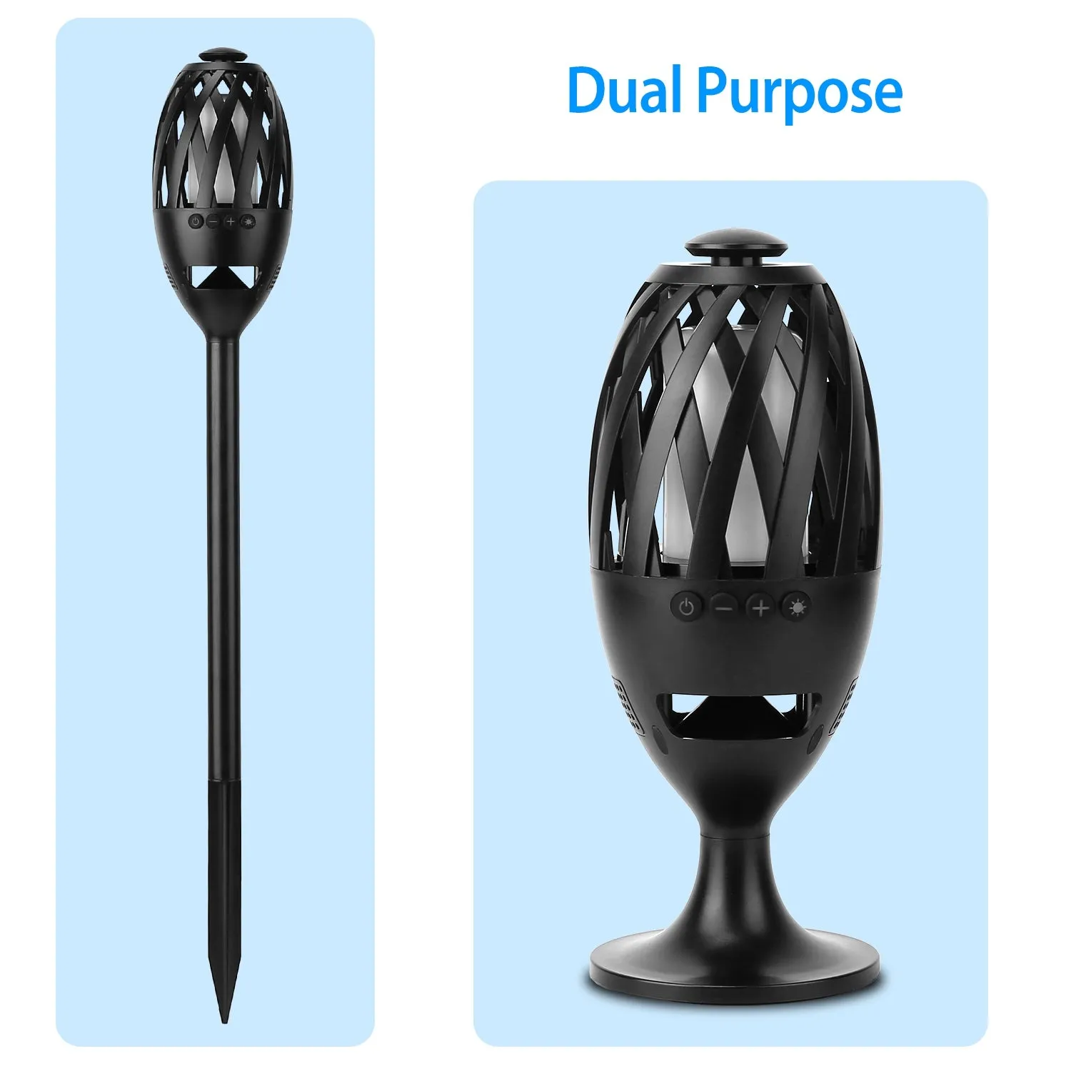 LED Flame Speakers Torch