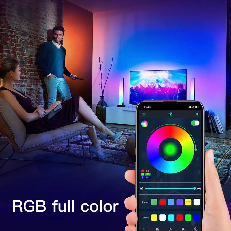 LED RGB Light Bars Works with Alexa & Google Home 2 Pack