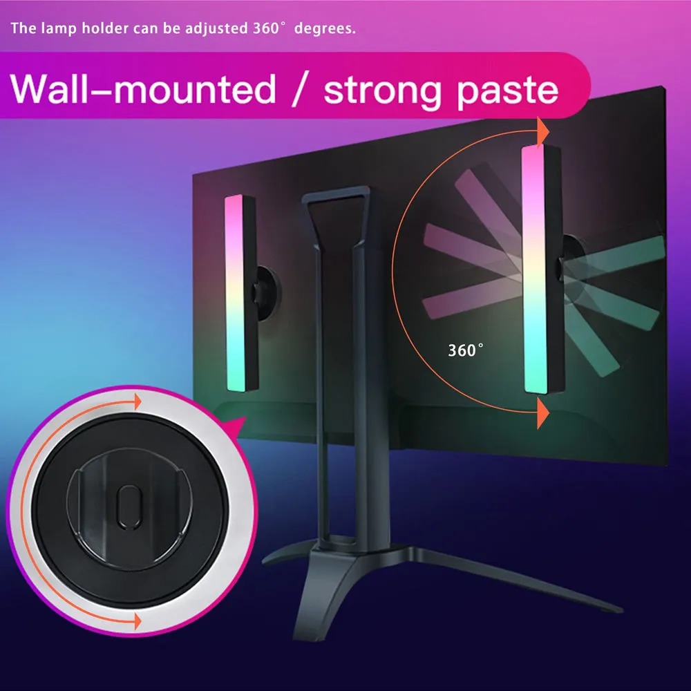 LED RGB Light Bars Works with Alexa & Google Home 2 Pack