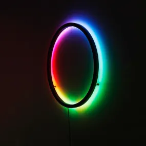 LED RGBW Round Frame Wall Light 24w with Remote