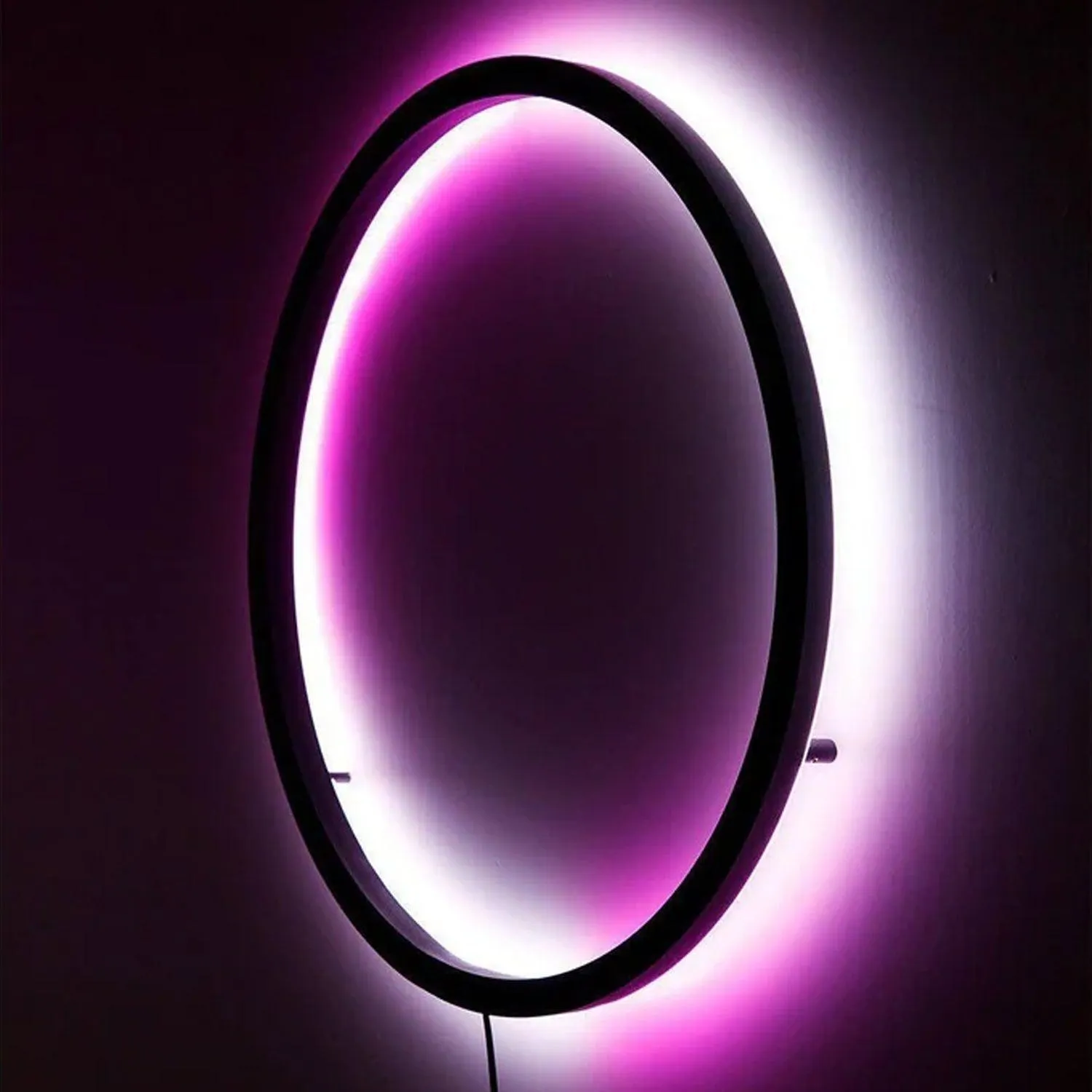 LED RGBW Round Frame Wall Light 24w with Remote
