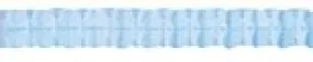 Light Blue Tissue Paper Garland 4m