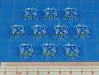 LITKO Premium Printed Mecha Stealth Combat Token Set (10)