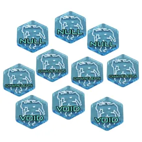 LITKO Premium Printed Mecha Stealth Combat Token Set (10)