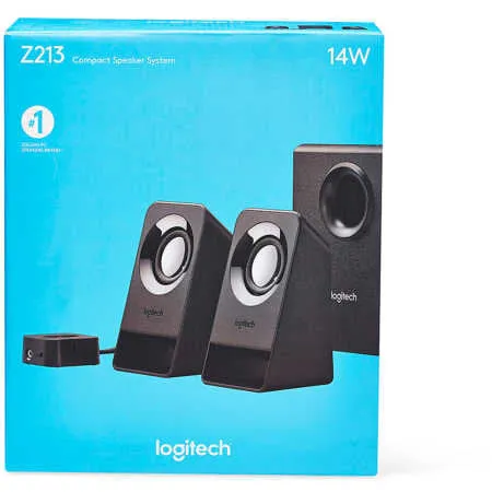 Logitech Z213 14W Speakers Black