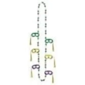Mardi Gras Mask & Bead Necklace | 1ct