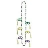 Mardi Gras Mask & Bead Necklace | 1ct