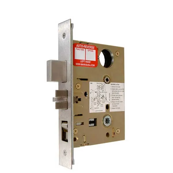 Marks USA - Nova 5A/32D-B4S6 - Mortise Lockset Mechanism w/ Deadbolt  - Singl Cyl - 26D - Entrance - RH - Grade 1