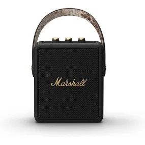 Marshall Stockwell II Portable Speaker Black and Brass-OYSU