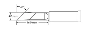 Metcal GT4-KN0040S 45° Knife Solder Tip, 4.0 x 16mm