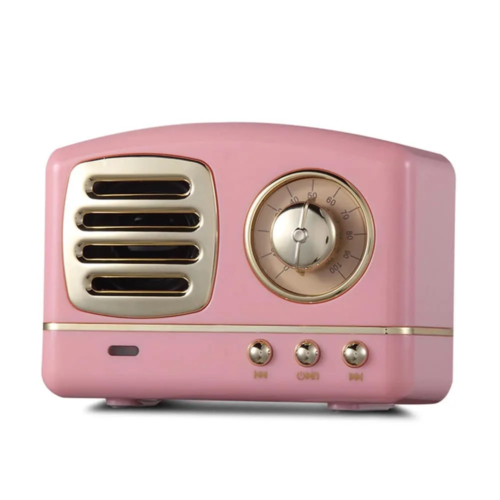 Mini Vintage Inspired Wireless Bluetooth Speaker