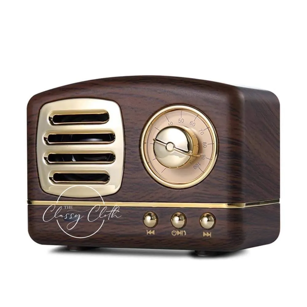 Mini Vintage Inspired Wireless Bluetooth Speaker