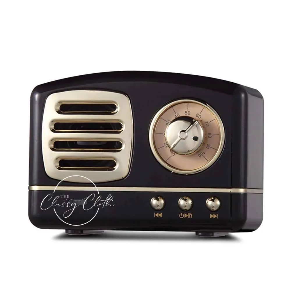 Mini Vintage Inspired Wireless Bluetooth Speaker