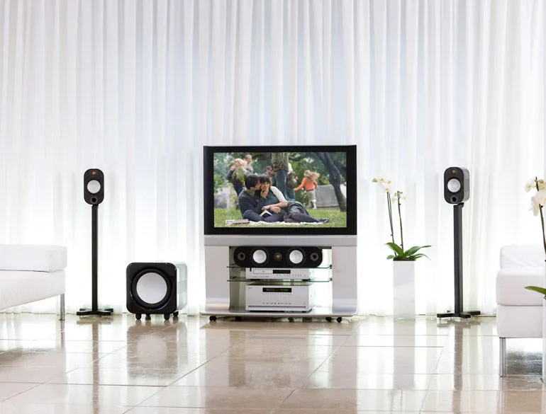 Monitor Audio Apex 5.1 Speaker Package with SVS SB-3000 Micro Subwoofer